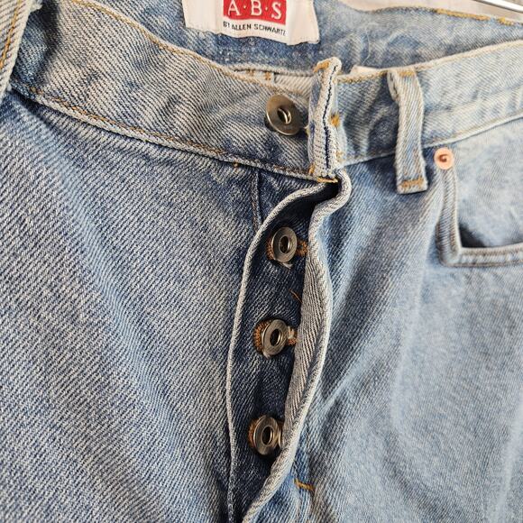 ABS by Allen Stewart Womens Size 10 Blue Jeans with Side Embellishments - Picture 7 of 8